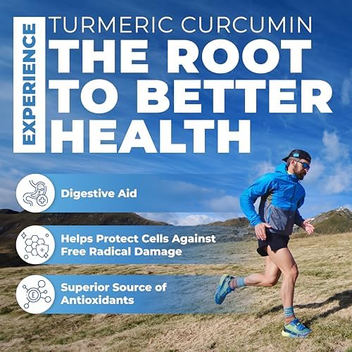 160 Capsules of High Potency Turmeric Curcumin + Black Pepper | 3700mg per serving (1850mg per capsule x2)