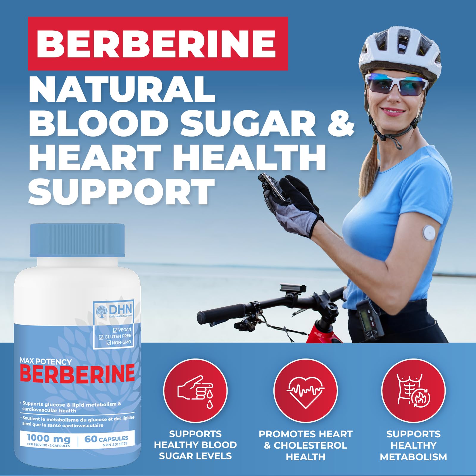 NEW Premium Berberine 1000mg Supplement ( 2 x 500mg Vegan Capsules) | Max Pot...