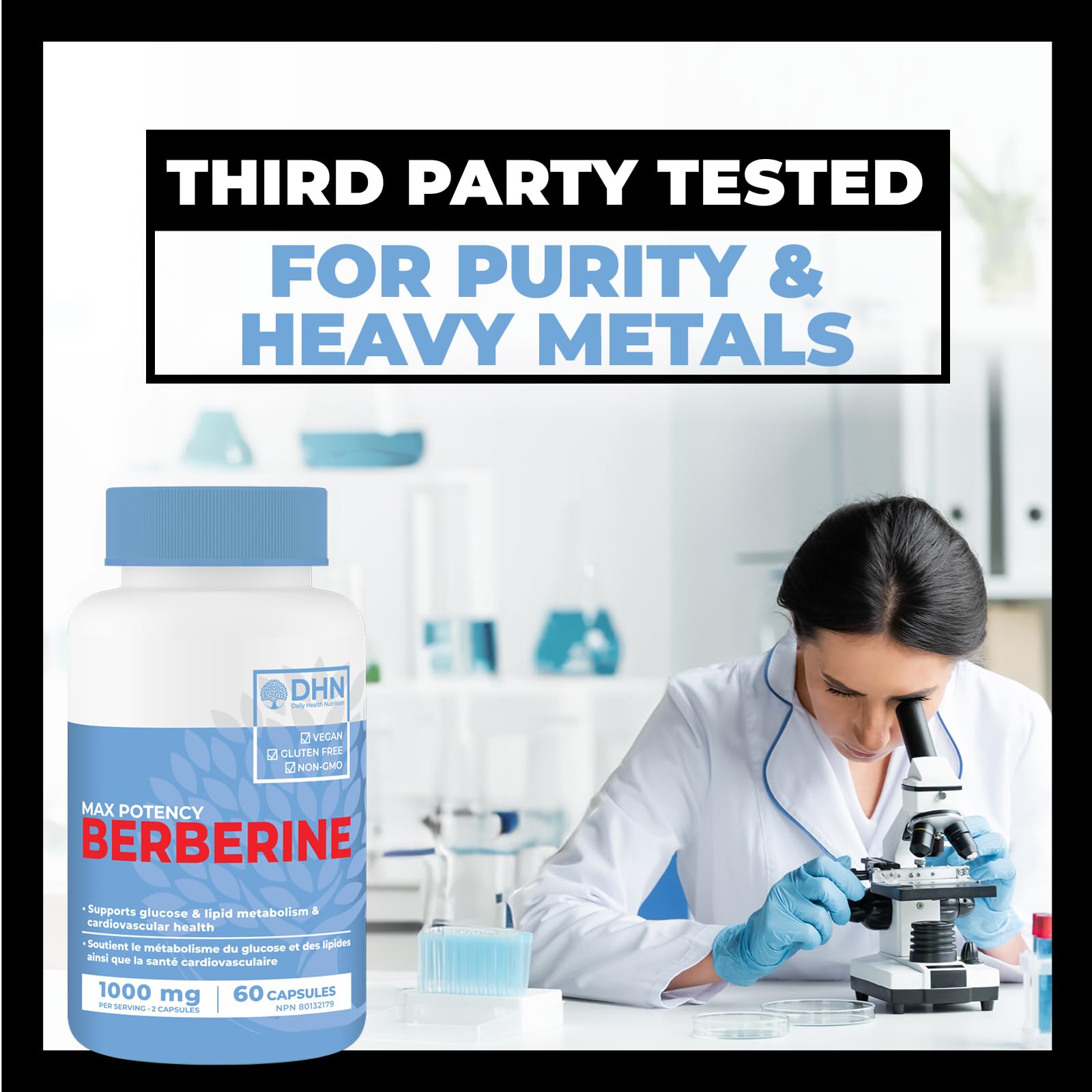 NEW Premium Berberine 1000mg Supplement ( 2 x 500mg Vegan Capsules) | Max Pot...