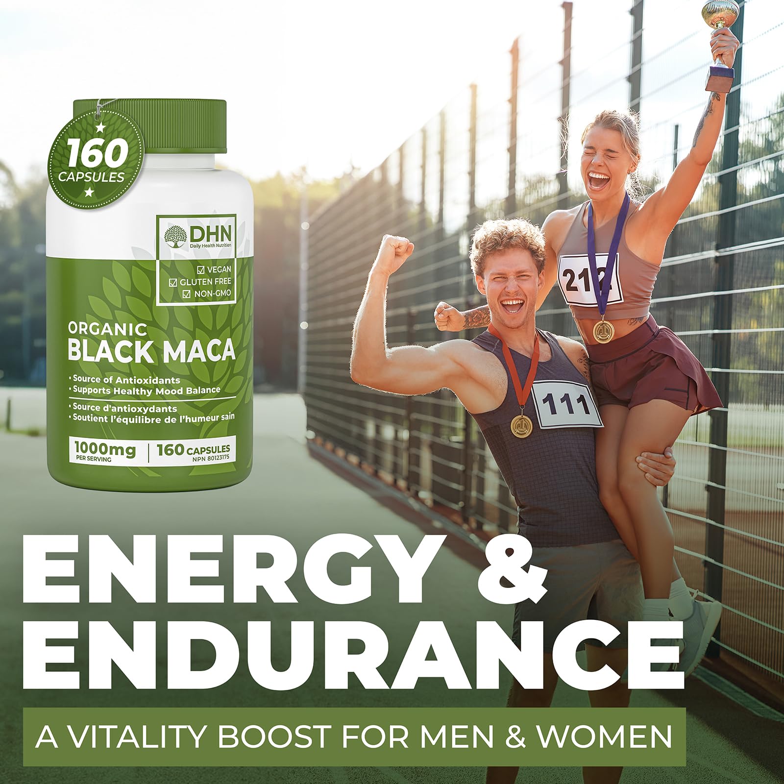 Organic Black Maca Root Powder | Energy, Performance & Mood Support for Men &...