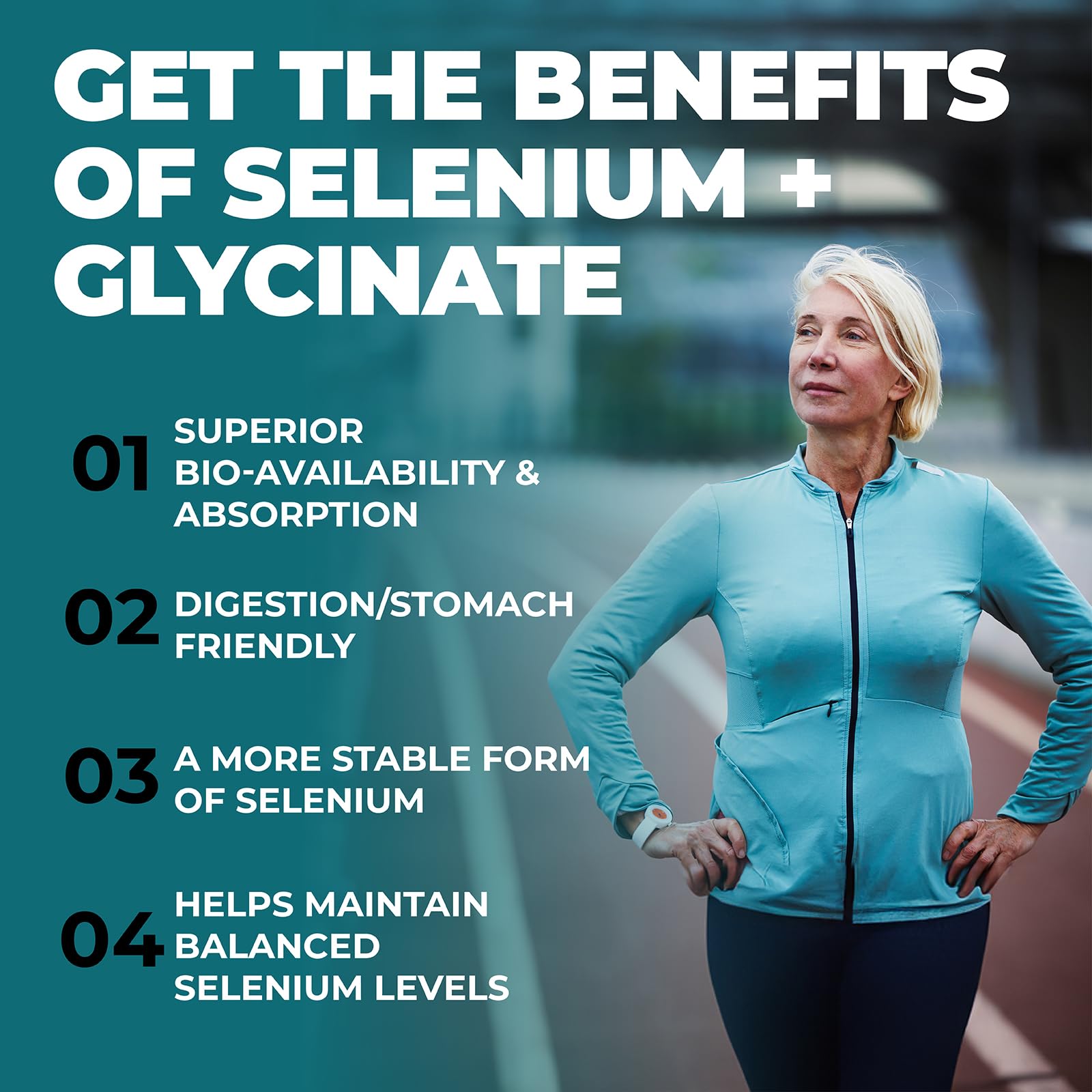 Extra Strength Max Absorb Selenium Glycinate 200 mcg | 160 Capsules | Superio...