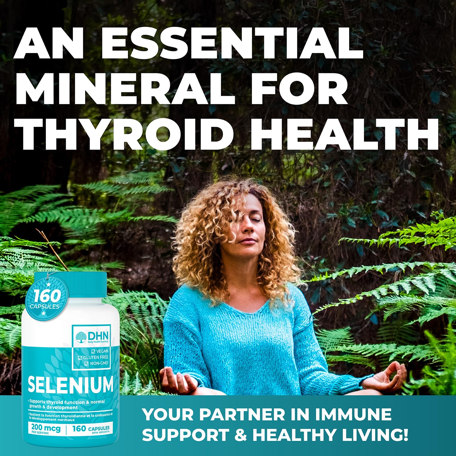 Extra Strength Max Absorb Selenium Glycinate 200 mcg | 160 Capsules | Superio...