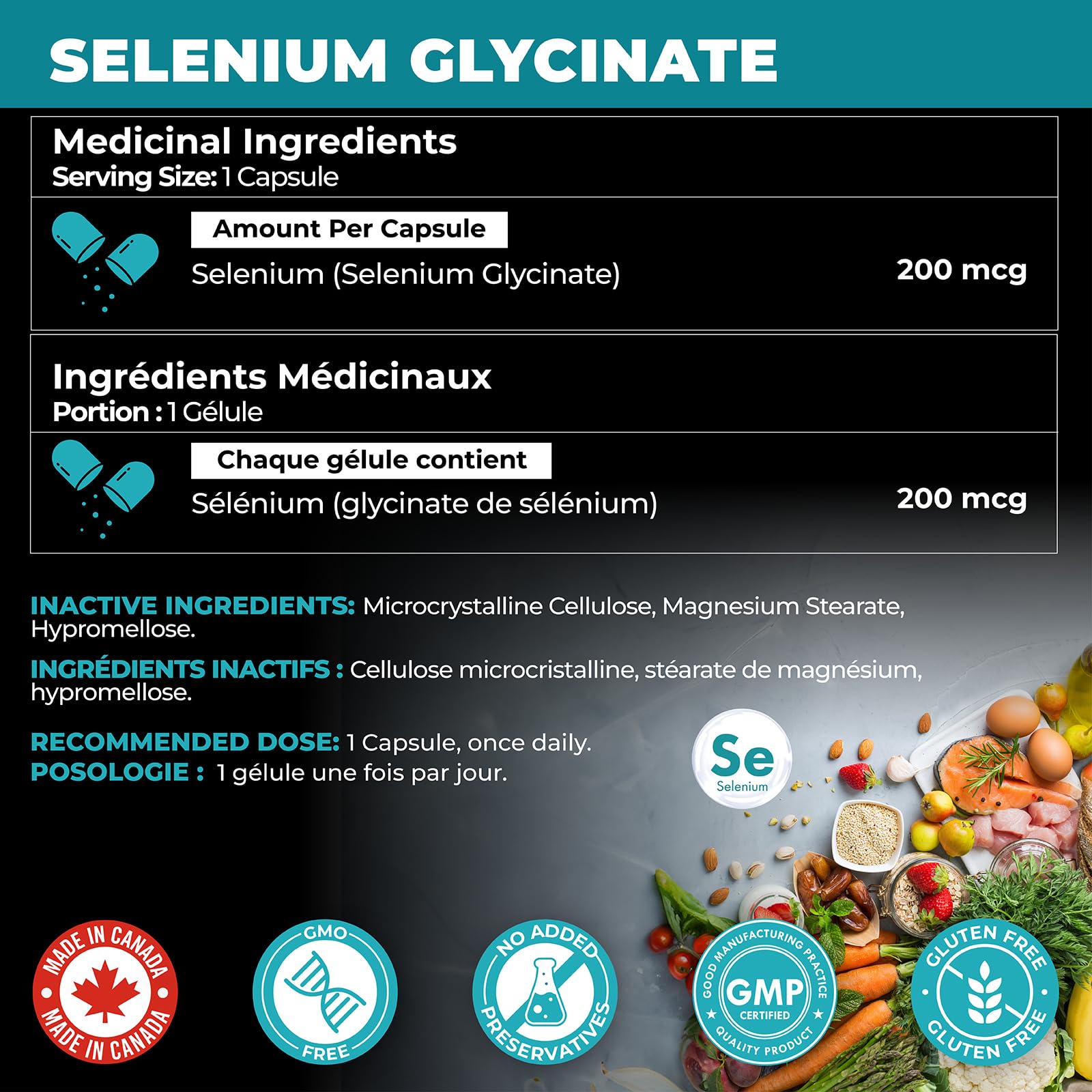 Extra Strength Max Absorb Selenium Glycinate 200 mcg | 160 Capsules | Superio...
