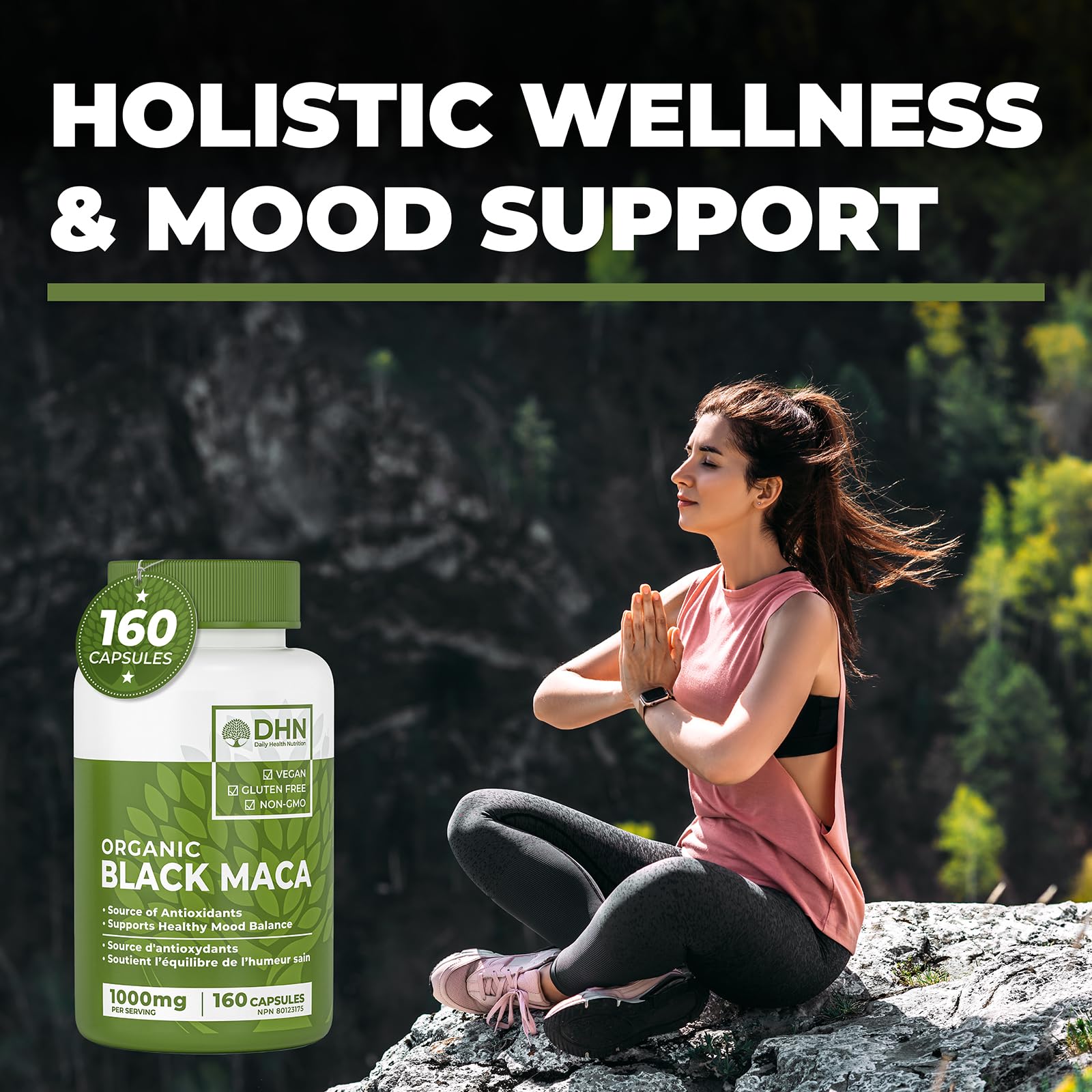Organic Black Maca Root Powder | Energy, Performance & Mood Support for Men &...